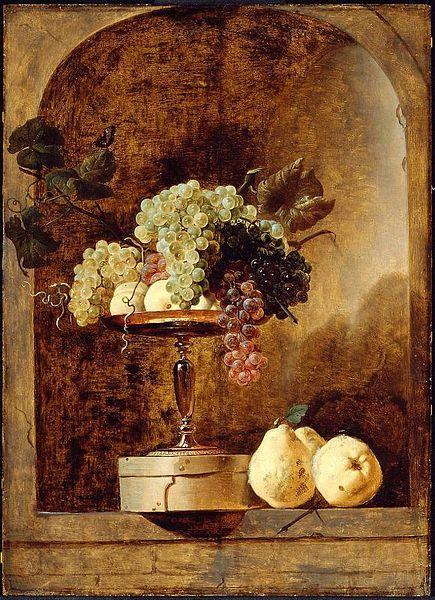 Frans Snyders Grapes Peaches and Quinces in a Niche Norge oil painting art